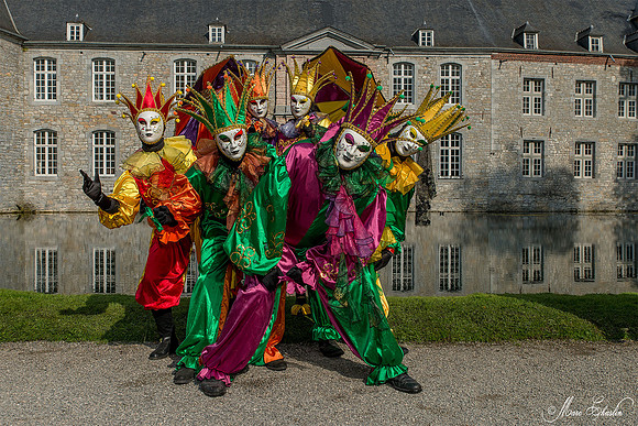 Carnaval vénitien d'Annevoie 2015 (Belgique)