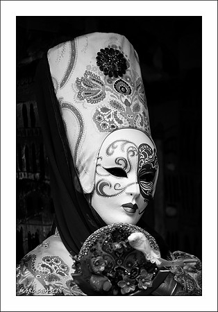 Costumés Vénitiens 2 noir et blanc