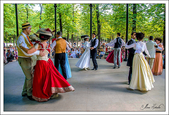 Bal 1900 Jardin du Luxembourg