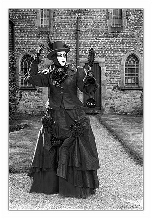 Costumés Vénitiens  noir et blanc